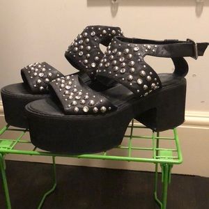 ASOS TABLOID Studded Chunky Sandals